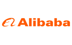 A logo of wholesale supplier named Alibaba