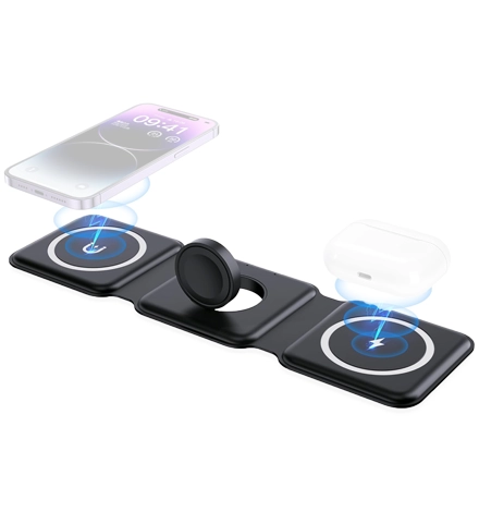 A foldable wireless charger mat that can be profitable to sell